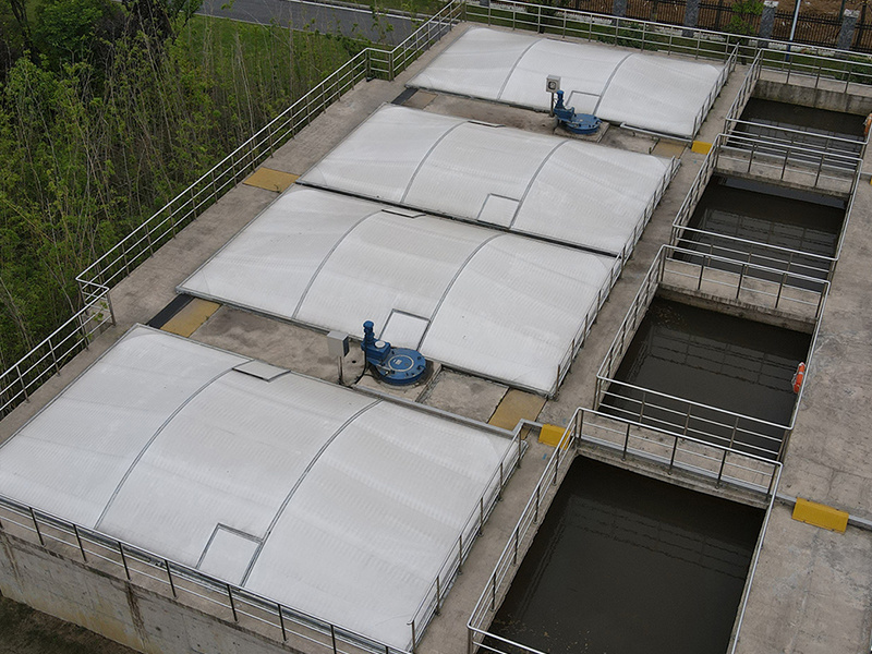 合肥于灣污水處理廠膜結構加蓋