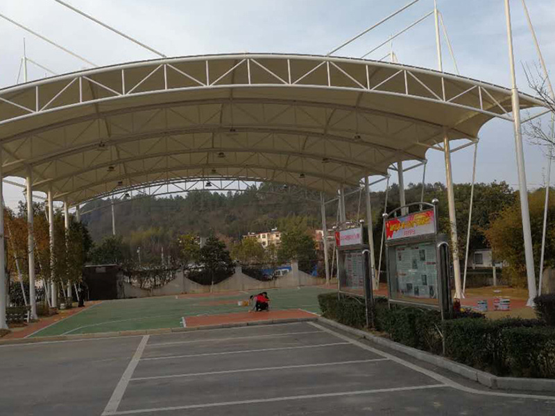 江西景德鎮高新消防大隊膜結構籃球場